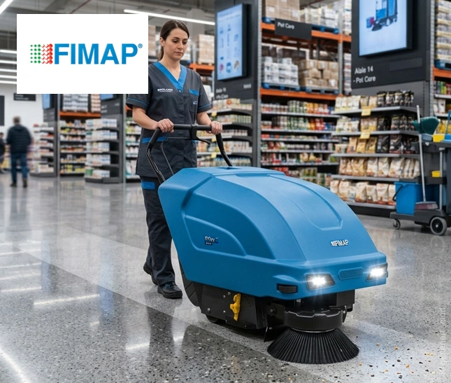 Fimap Hand-Kehrmaschine